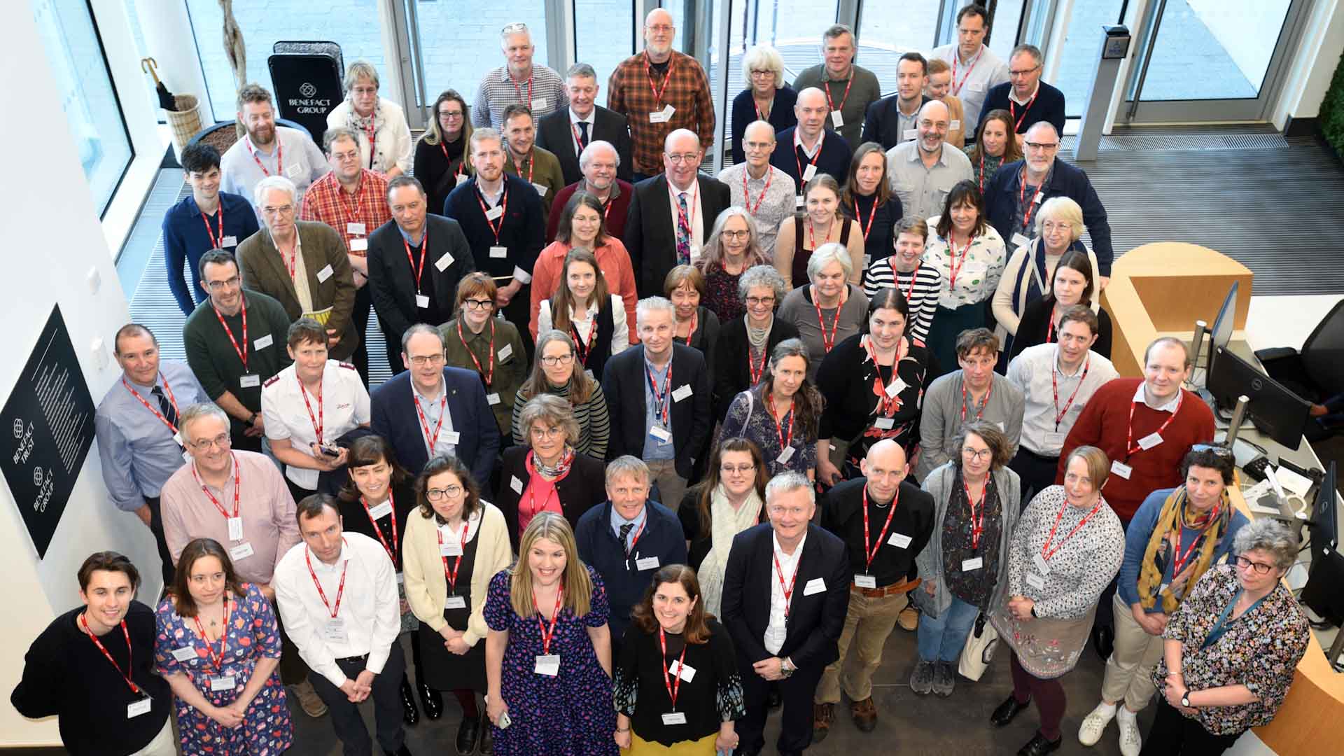 A group shot with Church of England net zero officers and diocesan environment officers from around the country.